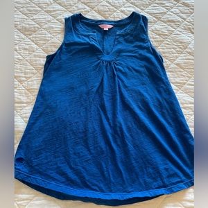 Lilly Pulitzer Sleeveless Top Blue Crush Size Small